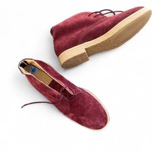 Tommy Hilfiger Purple Suede Shoes